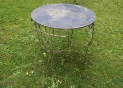 Pamono Mid-Century Painted Garden Patio Table, 1960s Discount
