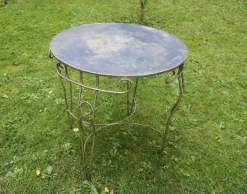 Pamono Mid-Century Painted Garden Patio Table, 1960s Discount
