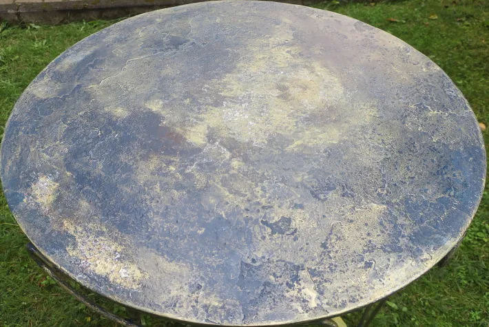 Pamono Mid-Century Painted Garden Patio Table, 1960s Discount