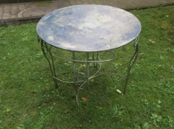 Pamono Mid-Century Painted Garden Patio Table, 1960s Discount