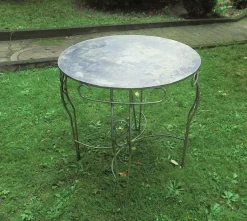 Pamono Mid-Century Painted Garden Patio Table, 1960s Discount