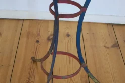 Pamono Mid-Century Patinated Iron Bistro, France, 1960s