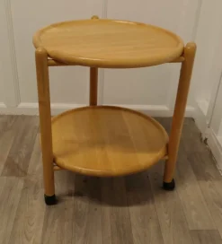 Pamono Mid-Century Pine 2-Tier Lazy Susan Trolley, 1960s Discount