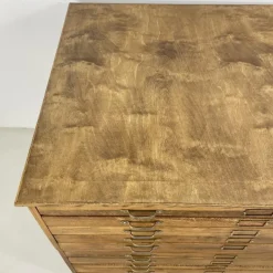 Pamono Mid-Century Plan Chest with Brass D Handles from Staverton Clearance