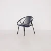 Pamono Mid-Century Plastic Thread Outdoor Club Chair, 1960s Hot