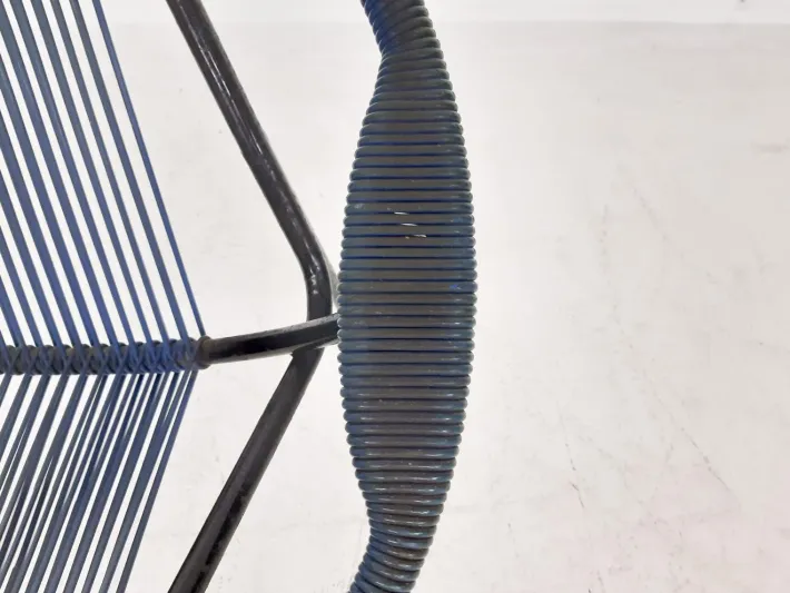 Pamono Mid-Century Plastic Thread Outdoor Club Chair, 1960s Hot