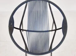 Pamono Mid-Century Plastic Thread Outdoor Club Chair, 1960s Hot