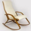 Pamono Mid-Century Plywood Rocking Chair by Ludvik Volak for Drevopodnik Holesov, 1960s New