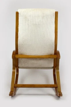 Pamono Mid-Century Plywood Rocking Chair by Ludvik Volak for Drevopodnik Holesov, 1960s New