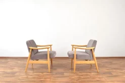 Pamono Mid-Century Polish Lounge Chairs by J. Kędziorek, 1960s, Set of 2 Clearance