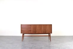 Pamono Mid-Century Polish Walnut Sideboard, 1960s Clearance