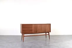 Pamono Mid-Century Polish Walnut Sideboard, 1960s Clearance