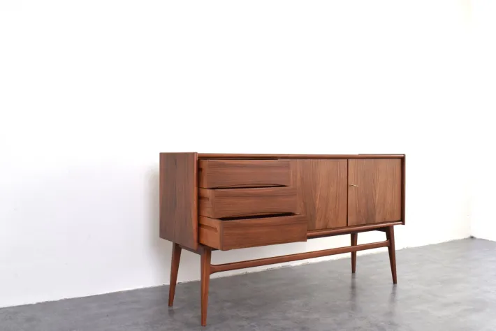 Pamono Mid-Century Polish Walnut Sideboard, 1960s Clearance