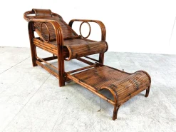 Pamono Mid-Century Rattan and Bamboo Garden Chair, 1950s Outlet