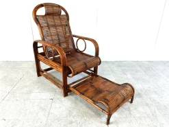Pamono Mid-Century Rattan and Bamboo Garden Chair, 1950s Outlet