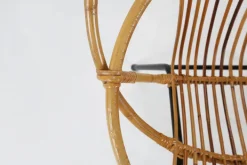 Pamono Mid-Century Rattan Childrens Lounge Chair, the Netherlands, 1960s