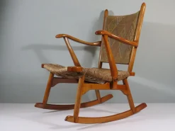 Pamono Mid-Century Rocking Chair from De Ster Gelderland, 1960s Outlet