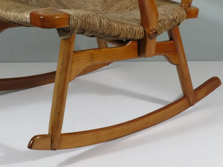 Pamono Mid-Century Rocking Chair from De Ster Gelderland, 1960s Outlet