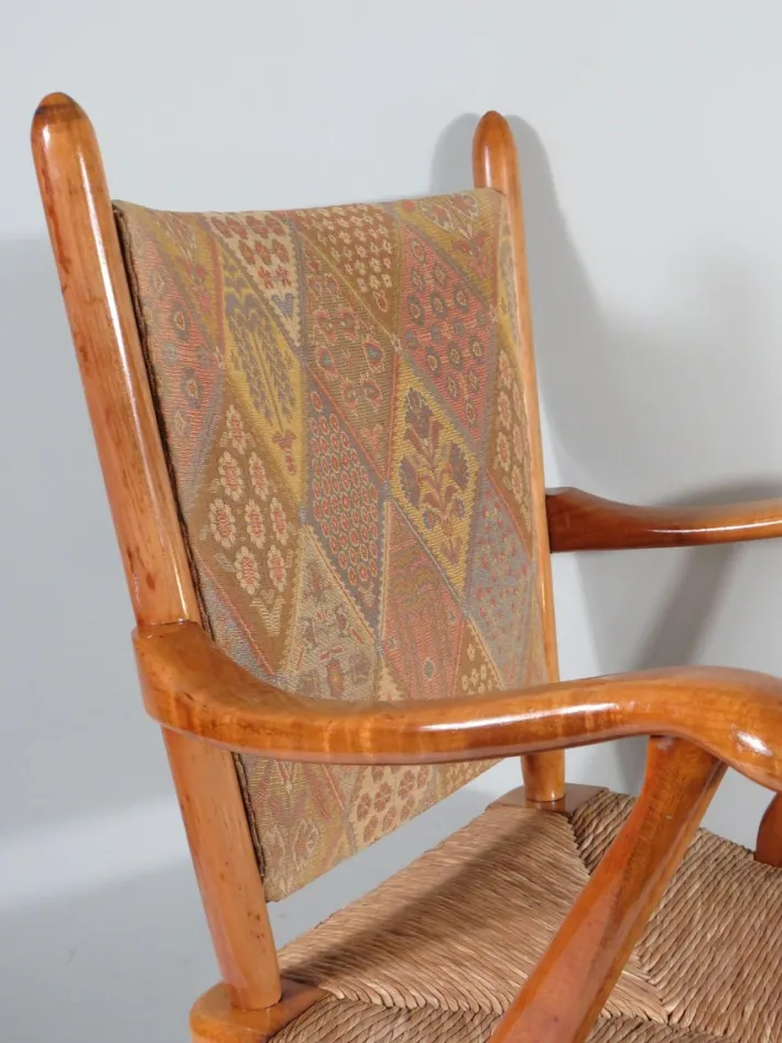 Pamono Mid-Century Rocking Chair from De Ster Gelderland, 1960s Outlet
