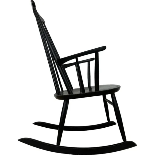 Pamono Mid-Century Rocking Chair attributed to Ilmari Tapiovaara, Finland, 1960s Sale