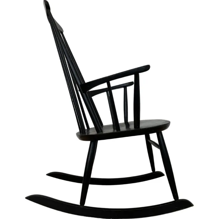 Pamono Mid-Century Rocking Chair attributed to Ilmari Tapiovaara, Finland, 1960s Sale