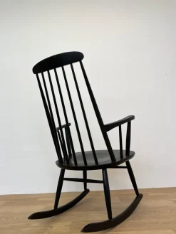 Pamono Mid-Century Rocking Chair attributed to Ilmari Tapiovaara, Finland, 1960s Sale