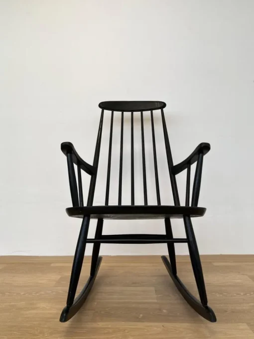 Pamono Mid-Century Rocking Chair attributed to Ilmari Tapiovaara, Finland, 1960s Sale