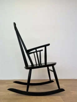 Pamono Mid-Century Rocking Chair attributed to Ilmari Tapiovaara, Finland, 1960s Sale