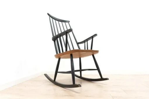Pamono Mid-Century Rocking Chair by Ilmari Tapiovaara for Asko, 1960s New