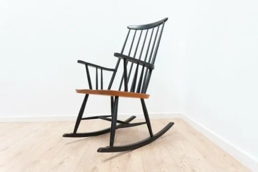 Pamono Mid-Century Rocking Chair by Ilmari Tapiovaara for Asko, 1960s New