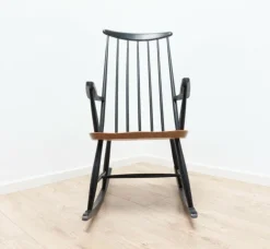 Pamono Mid-Century Rocking Chair by Ilmari Tapiovaara for Asko, 1960s New