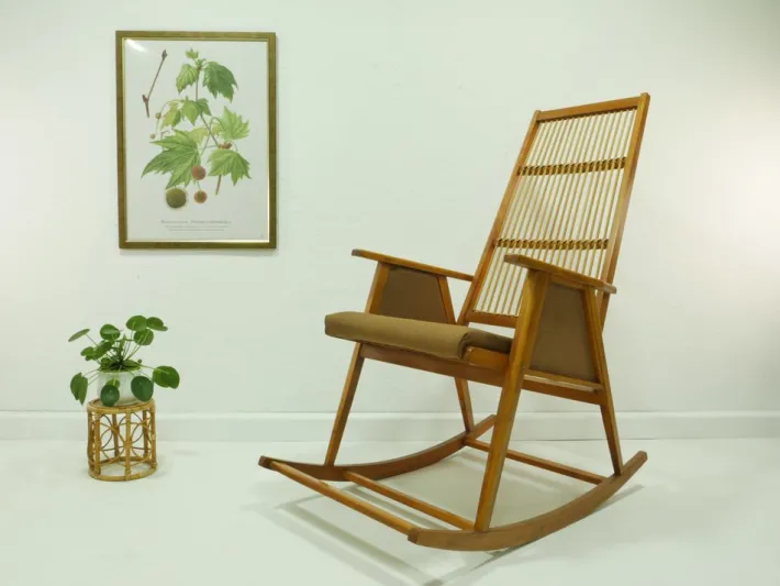 Pamono Mid-Century Rocking Chair, 1960s Hot