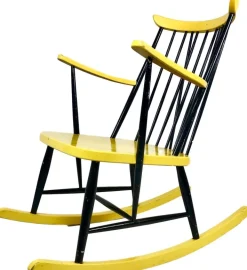 Pamono Mid-Century Rocking Chair attributed to Lucian Ercolani for Ercol, 1960s Best