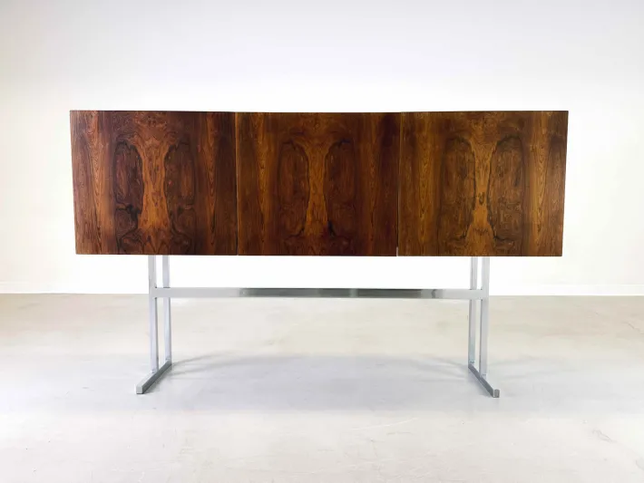 Pamono Mid-Century Rosewood Sideboard by Georg Satink Wk Möbel, 1960s New