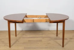 Pamono Mid-Century Round Teak Dining Table by Nils Jonsson for Hugo Troeds, Sweden, 1960s Outlet