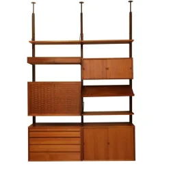 Pamono Mid-Century Royal System Wall Shelf by Poul Cadovius for Cado, Denmark, 1960s Discount