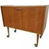 Pamono Mid-Century Scandinavian Teak Bar Cabinet New