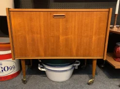 Pamono Mid-Century Scandinavian Teak Bar Cabinet New