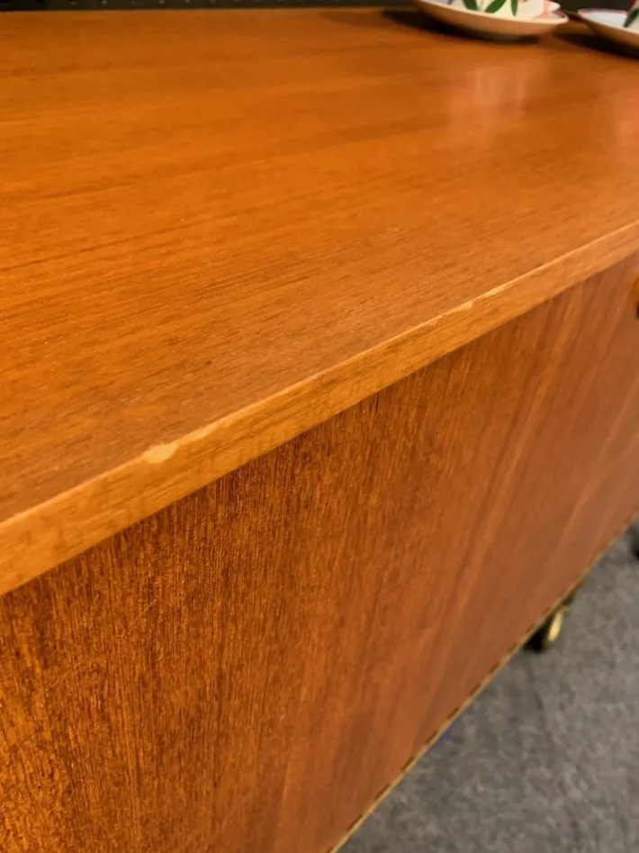 Pamono Mid-Century Scandinavian Teak Bar Cabinet New