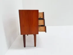 Pamono Mid-Century Scandinavian Teak Veneer Chest of Drawers, 1960s New