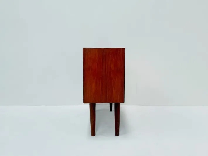 Pamono Mid-Century Scandinavian Teak Veneer Chest of Drawers, 1960s New