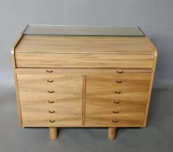 Pamono Mid-Century Secretaire by Gianfranco Frattini for Bernini, Italy