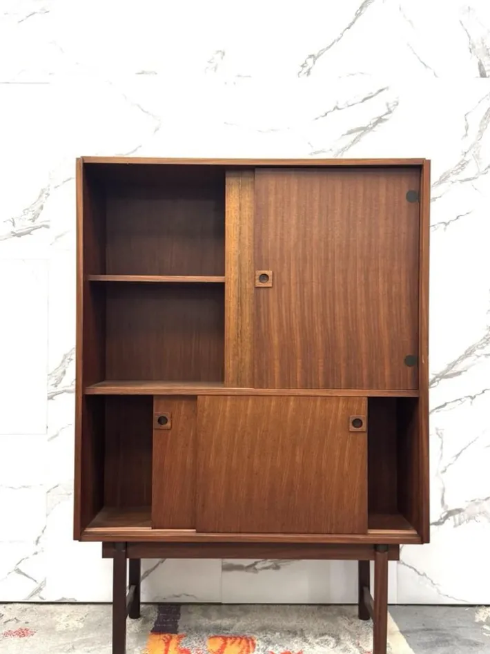 Pamono Mid-Century Selex Sideboard in Teak from Barovero, 1960s Outlet