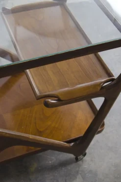 Pamono Mid-Century Serving Trolley by Cesare Lacca for Cassina, 1950s Hot