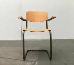 Pamono Mid-Century S43F Cantilever Chair by Mart Stam for Thonet, Germany, 1960s New