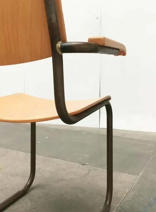 Pamono Mid-Century S43F Cantilever Chair by Mart Stam for Thonet, Germany, 1960s New