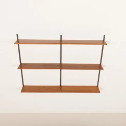 Pamono Mid-Century Shelving Unit in Teak for Kai Kristiansen for FM Møbler, Denmark, 1960s Sale