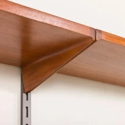 Pamono Mid-Century Shelving Unit in Teak for Kai Kristiansen for FM Møbler, Denmark, 1960s Sale
