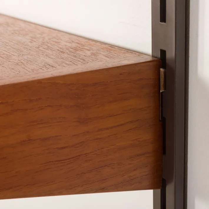 Pamono Mid-Century Shelving Unit in Teak for Kai Kristiansen for FM Møbler, Denmark, 1960s Sale