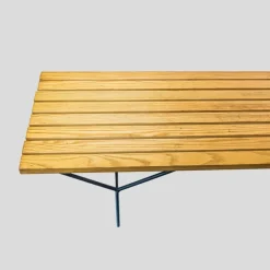 Pamono Mid-Century Slat Bench by Harry Bertoia for Knoll Clearance
